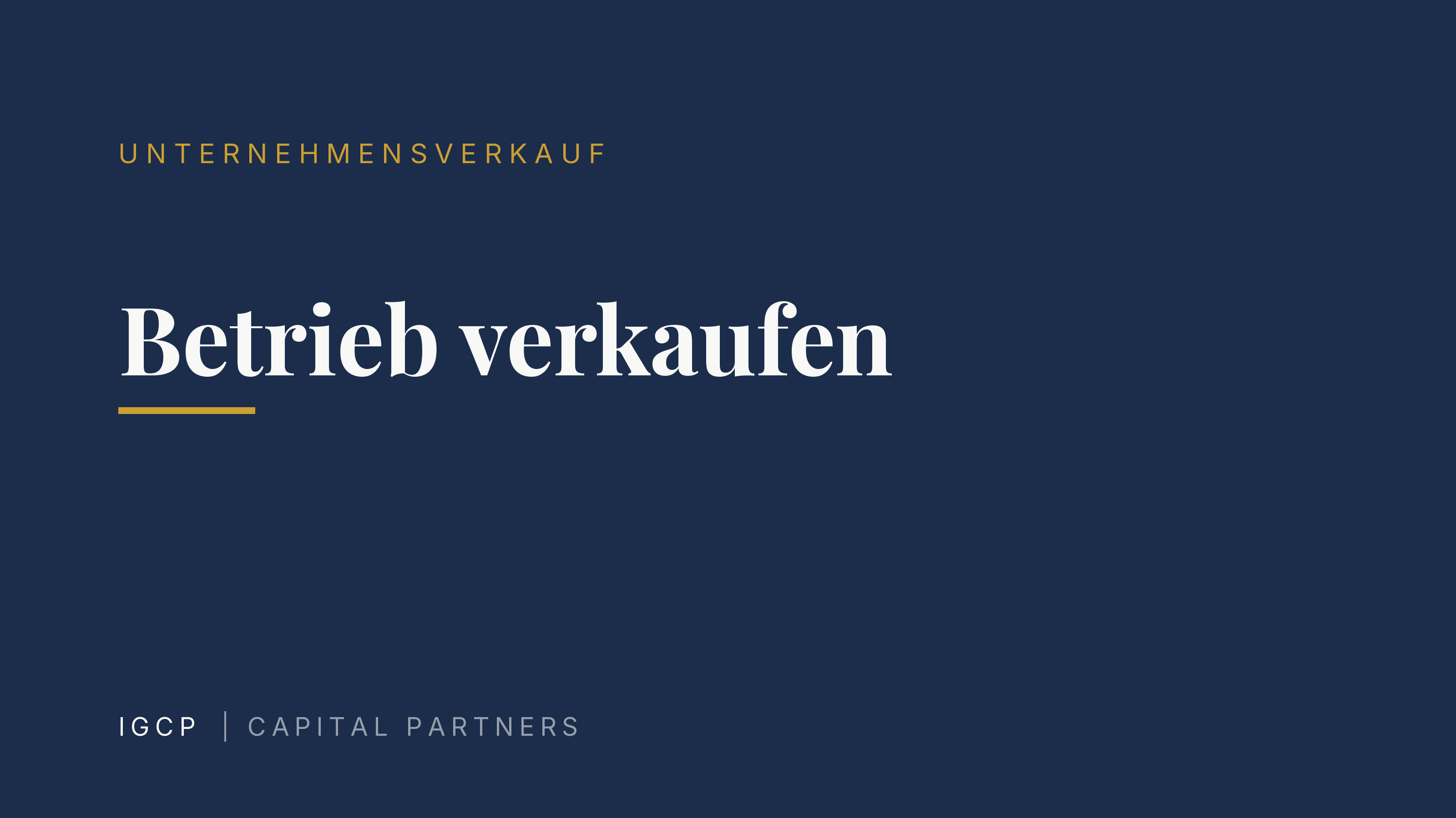 Betrieb verkaufen: Ablauf, Wert und der richtige Käufer