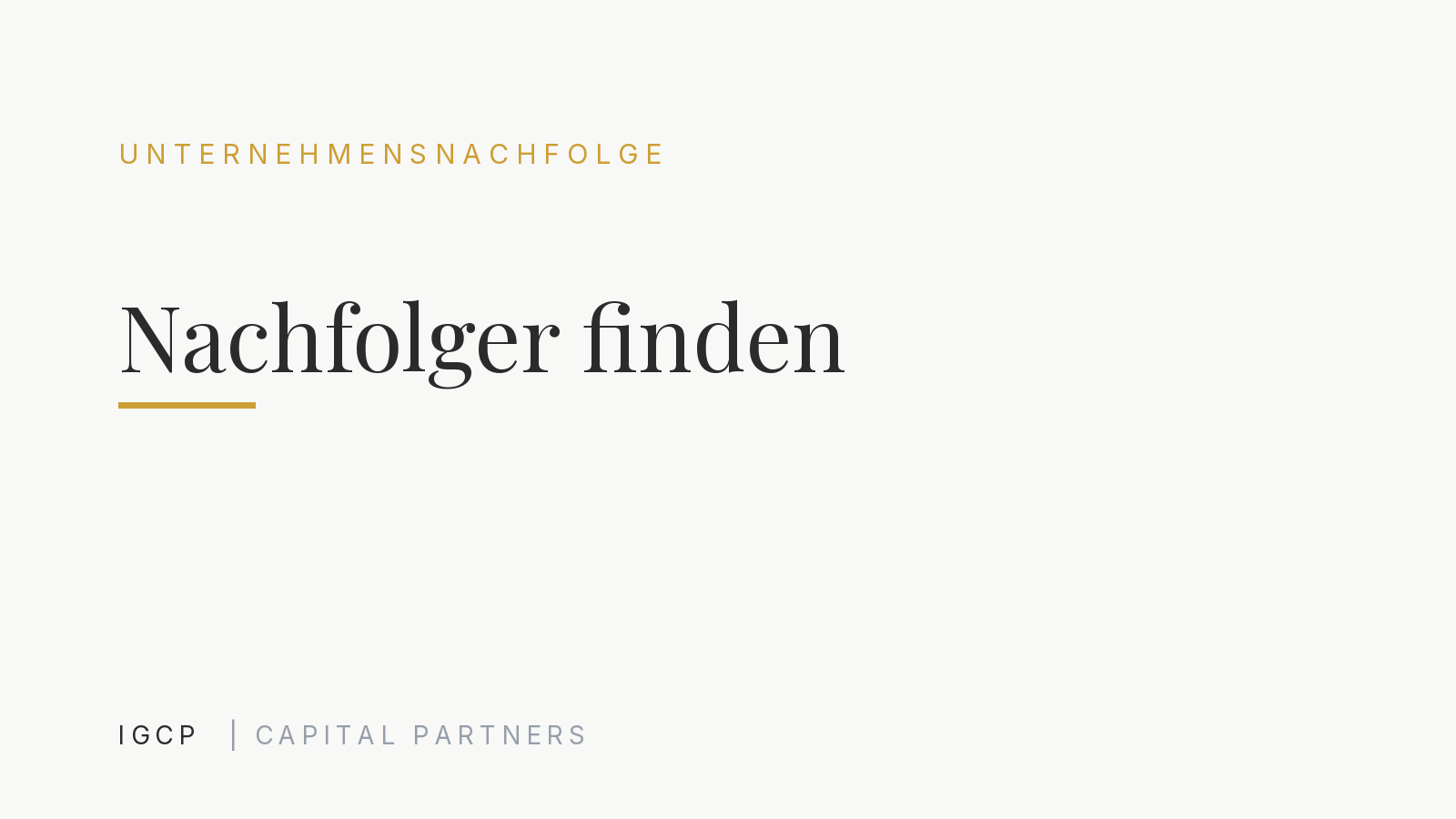 Nachfolger finden: Wie Inhaber die passende Nachfolge sichern