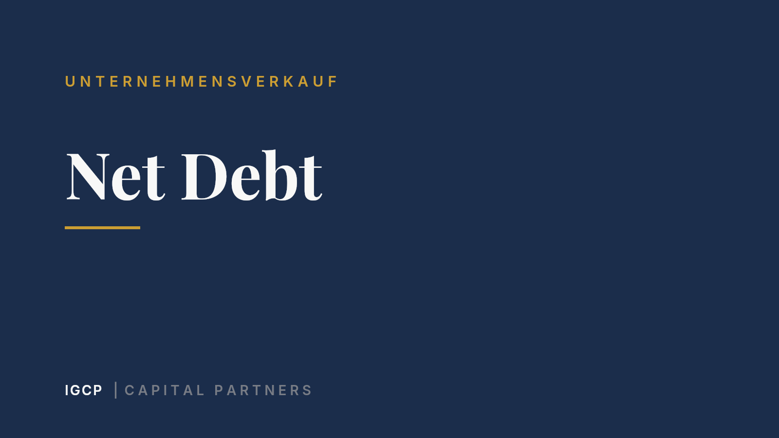 Net Debt: What Net Financial Debt Moves in the Purchase Price