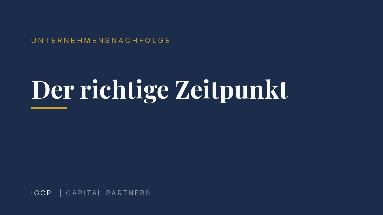 Zeitpunkt Unternehmensnachfolge: Wann übergeben? (2026)