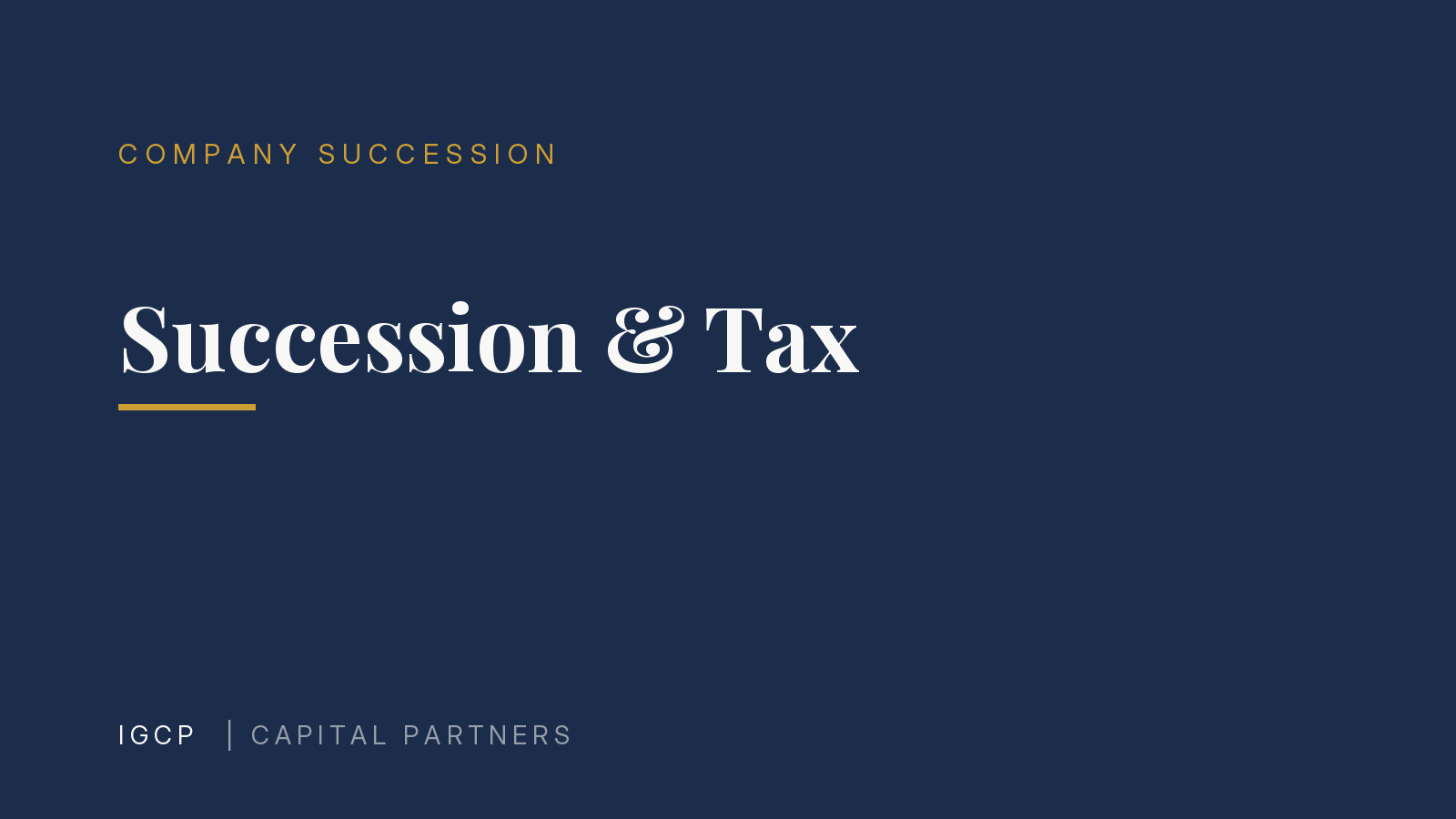 Business Succession and Tax: What Owners Should Understand